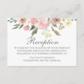 エレガント春フローラ赤面披露宴 エンクロージャーカード (正面)