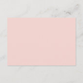 エレガント春フローラ赤面披露宴 エンクロージャーカード (裏面)