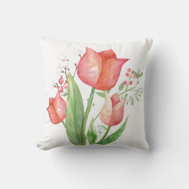 エレガント春フローラ クッション