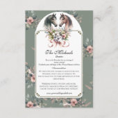 エレガント春結婚馬 エンクロージャーカード (正面)