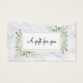 エレガント春葉大理石ギフト証明書 (正面)