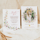 エレガント春野草園卒業写真 サンキューカード