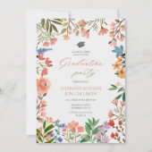 エレガント春野草園卒業 招待状 (正面)