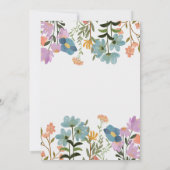 エレガント春野草園卒業 招待状 (裏面)