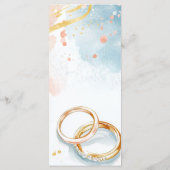 エレガント春金ゴールドリング結婚 メニュー (裏面)