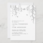 エレガント春 招待状 (正面)