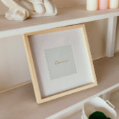 エレガント書フェイク手の愛芸術 ポスター