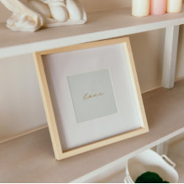 エレガント書フェイク手の愛芸術 ポスター