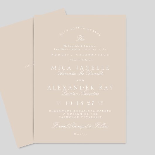 エレガント書フォーマル赤面ピ結婚ンク 招待状