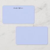 エレガント書モダン跡(淡青色) ノートカード (正面/裏面)