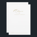 エレガント書モダン金ゴールド結婚の アドバイスカード<br><div class="desc">この書エレガント道金ゴールドのアドバイスカードは素朴なに最適結婚である。とシンプルデザインはスタイリッシュ、金ゴールド内のクラシックとスクリファンシープトタイポグラフィを備えている。これらのカードはs、結婚ブライダルシャワー、ベビーシャワー、卒業式パーティーなどに最適だ。新郎新婦の名前、両親または卒業生の名前でカードをパーソナライズ。</div>