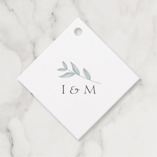 エレガント書植物学結婚書 フェイバータグ (正面)