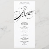エレガント書結婚の名刺 プログラム (正面)