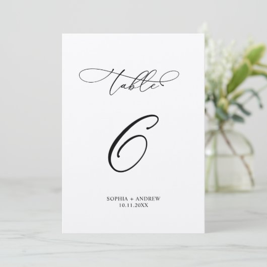 エレガント書結婚の表番号6 招待状 (スタンド正面)