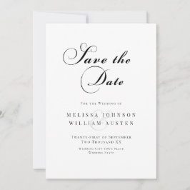 エレガント書結婚の セーブザデート