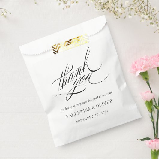 エレガント書結婚の フェイバーバッグ (封をした状態)