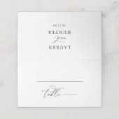 エレガント書結婚表番号 プレイスカード (外部開封)