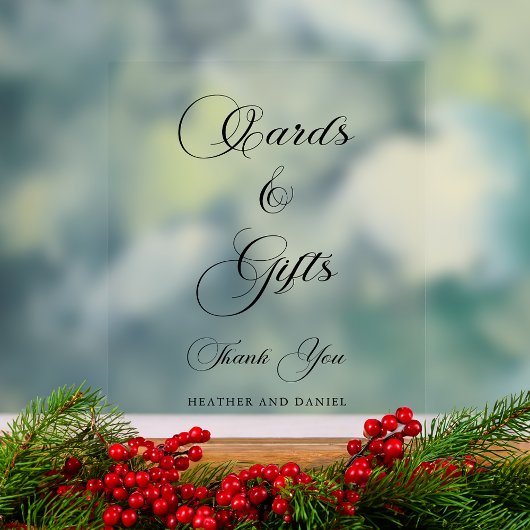 エレガント書結婚表記号 アクリルサイン