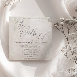 エレガント書道シャンパン結婚金ゴールド 招待状