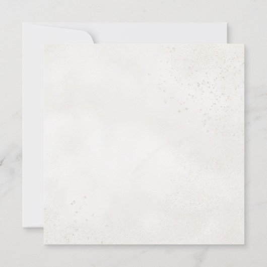 エレガント書道シャンパン結婚金ゴールド 招待状 (裏面)