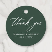 エレガント書道結婚緑さん フェイバータグ (正面)