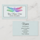 エレガント書道 名刺 (正面/裏面)