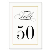 エレガント書金ゴールド付縁どき テーブルナンバー (裏面)