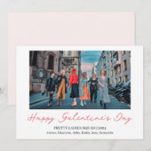 エレガント最高の友達のバレンタインデーBestieの写真 シーズンカード (正面/裏面)