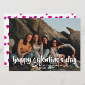 エレガント最高の友達のバレンタインデーBestieの写真 シーズンカード (正面/裏面)