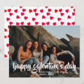 エレガント最高の友達のバレンタインデーBestieの写真 シーズンカード (正面/裏面)