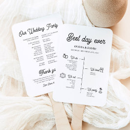 エレガント最高の日のタイムラ結婚イン・プログラム ハンドファン