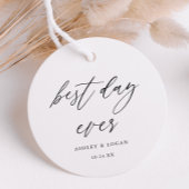 エレガント最高の日結婚前 フェイバータグ