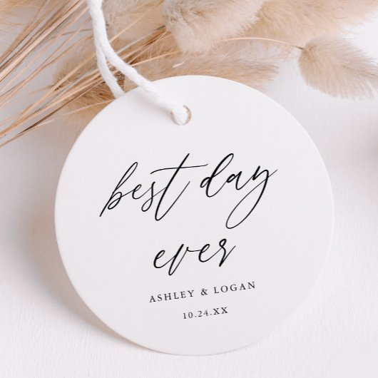 エレガント最高の日結婚前 フェイバータグ