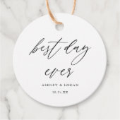 エレガント最高の日結婚前 フェイバータグ (正面)