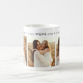 エレガント最高の母エバカスタムー家族の写真コラージュ コーヒーマグカップ (中央)