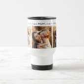 エレガント最高の母エバカスタムー家族の写真コラージュ トラベルマグ (中央)