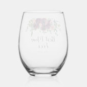 エレガント最高の母 ステムなしワイングラス (裏面)