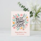 エレガント最高の母 | フローラ母の日 シーズンポストカード (スタンド正面)