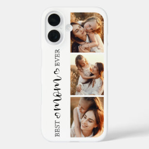 エレガント最高のMom Ever 3 Instagram写真コラージュ iPhone 16ケース