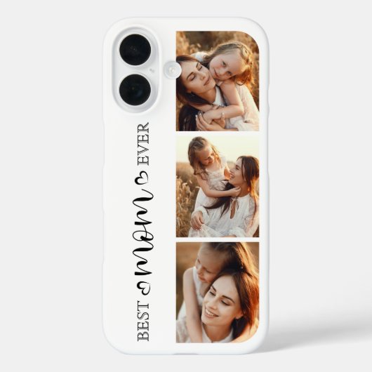 エレガント最高のMom Ever 3 Instagram写真コラージュ Case-Mate iPhoneケース (裏面)