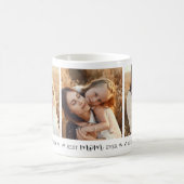 エレガント最高のMom Ever Instagram写真コラージュ コーヒーマグカップ (中央)