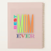 エレガント最高のMom Ever Personalize Photo プランナー手帳 (裏面)