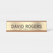 エレガント最高財務責任者の氏名プレート デスクネームプレート (正面)