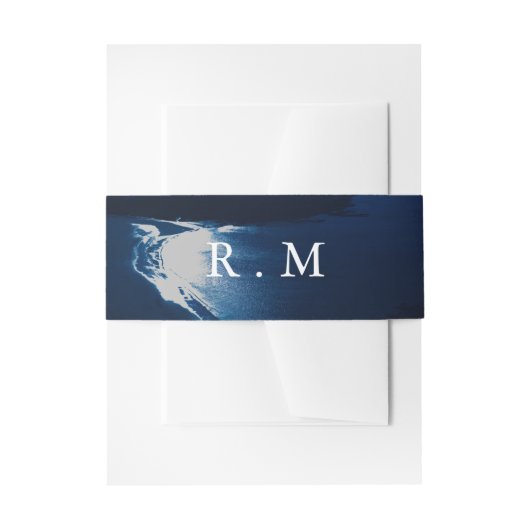 エレガント月結婚の 招待状ベリーバンド (正面例)