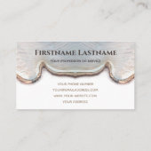 エレガント木彫り軽木大工 名刺 (裏面)