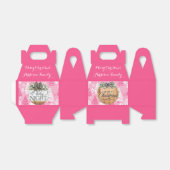 エレガント松のパターン（の模様が）ある花箱 フェイバーボックス (折り畳みなし)