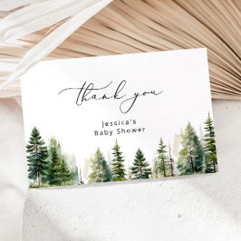 エレガント林松の赤ちゃん感謝していはあ カード