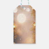 エレガント枝素朴提灯 ギフトタグ (裏面)