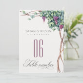 エレガント株の結婚表番号 招待状 (スタンド正面)