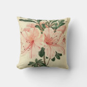 エレガント桃ヴィンテージフローラホームデコ枕 クッション (正面)